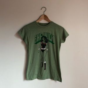 Vintage Marvel She-hulk t-shirt Medium faded